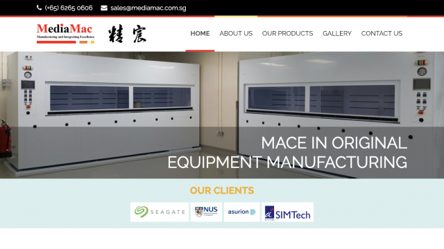 MediaMac Pte Ltd Portfolio Screenshot 1