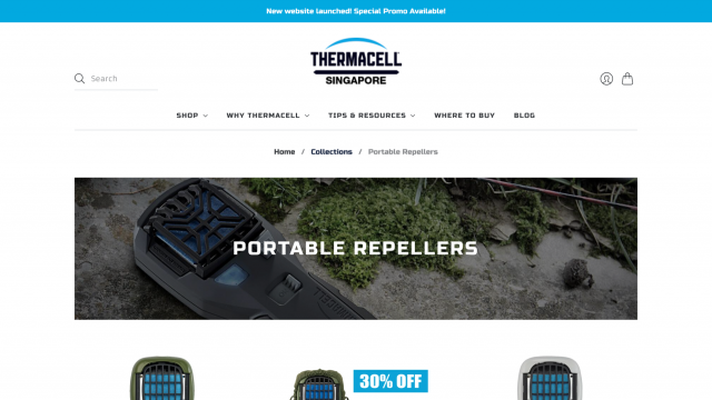 Thermacell Singapore - Website Revamp Portfolio Screenshot 2