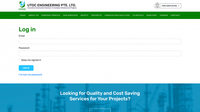 UTOC Engineering Pte Ltd Portfolio Screenshot 4