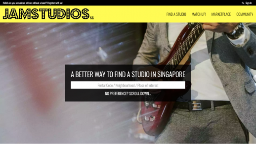 Portfolio thumbnail of JamStudios.SG