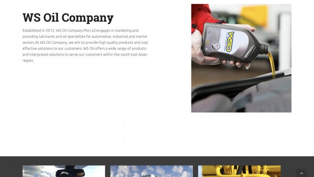 WS Oil Company Pte Ltd Portfolio Screenshot 2