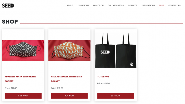 SEED the Art Space Portfolio Screenshot 5